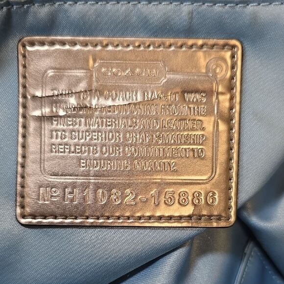 Coach Poppy Tartan Glamour Tote with Matching Wallet - Picture 13 of 16